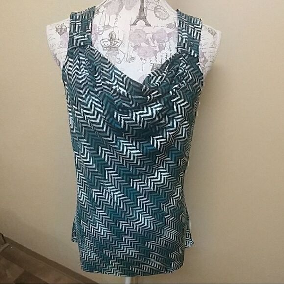 NWOT. WHBM MULTI COLOR COWL NECK - Picture 1 of 6